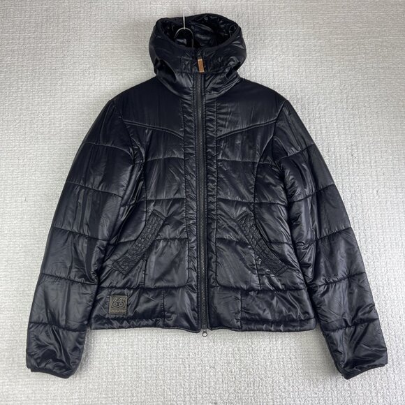 66 North Iceland Primaloft Langjokull Women's Black Puffer Jacket Size M - Picture 1 of 16